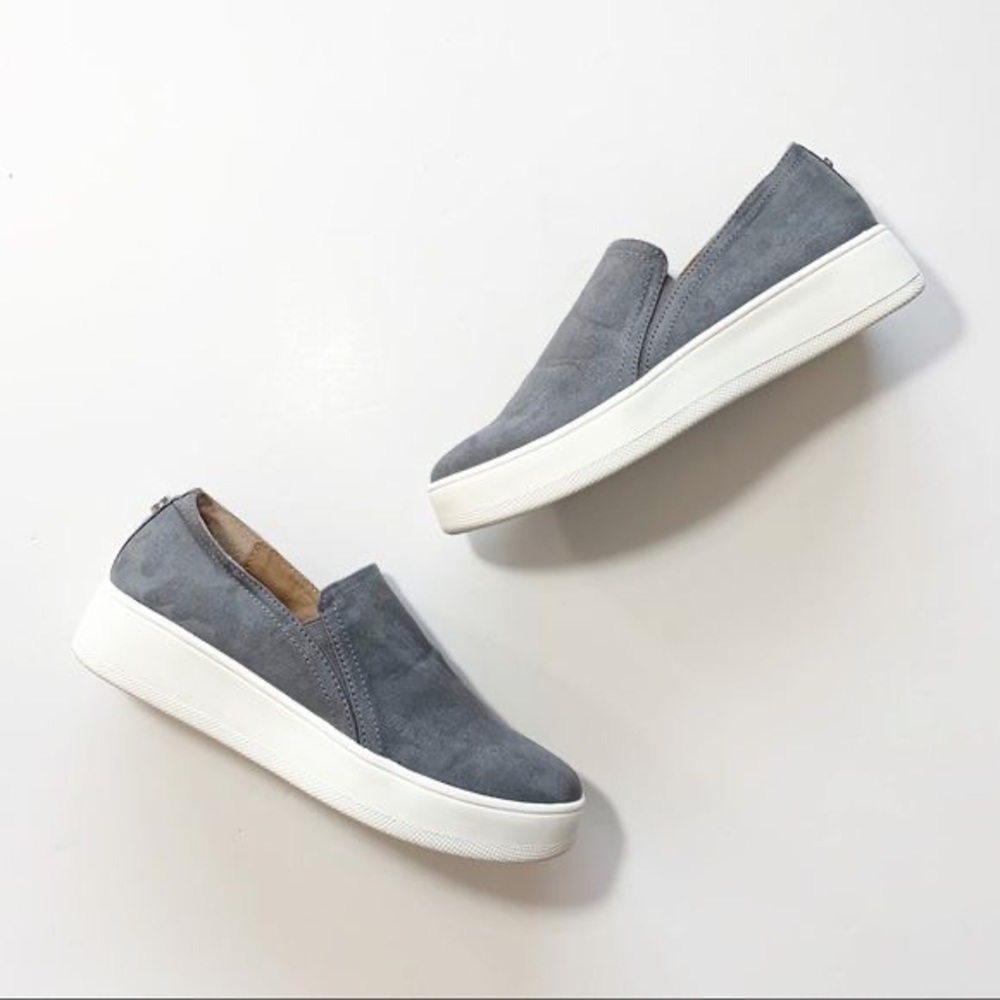 Steve Madden Zayna Platform Slip-on Sneaker in Grey/Blue